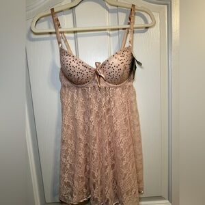 NWT Seductive Wear Elegant Lace Women’s Intimate Sleepwear with Panties